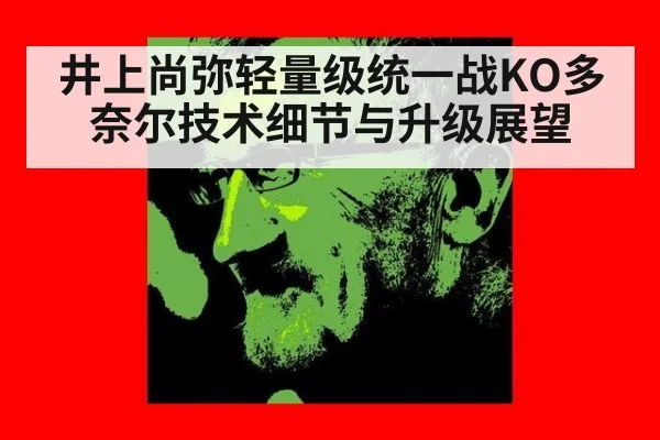 井上尚弥轻量级统一战KO多奈尔技术细节与升级展望